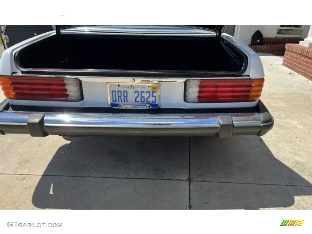 1986 SL Class 560 SL Roadster - Arctic White / Blue photo #13