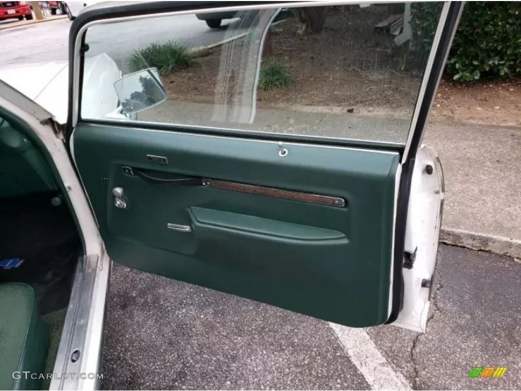 1973 Chevrolet Nova Coupe Green Door Panel Photo #144531751
