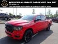 2022 Flame Red Ram 1500 Big Horn Night Edition Crew Cab 4x4  photo #1