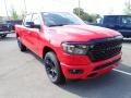 Front 3/4 View of 2022 1500 Big Horn Night Edition Crew Cab 4x4