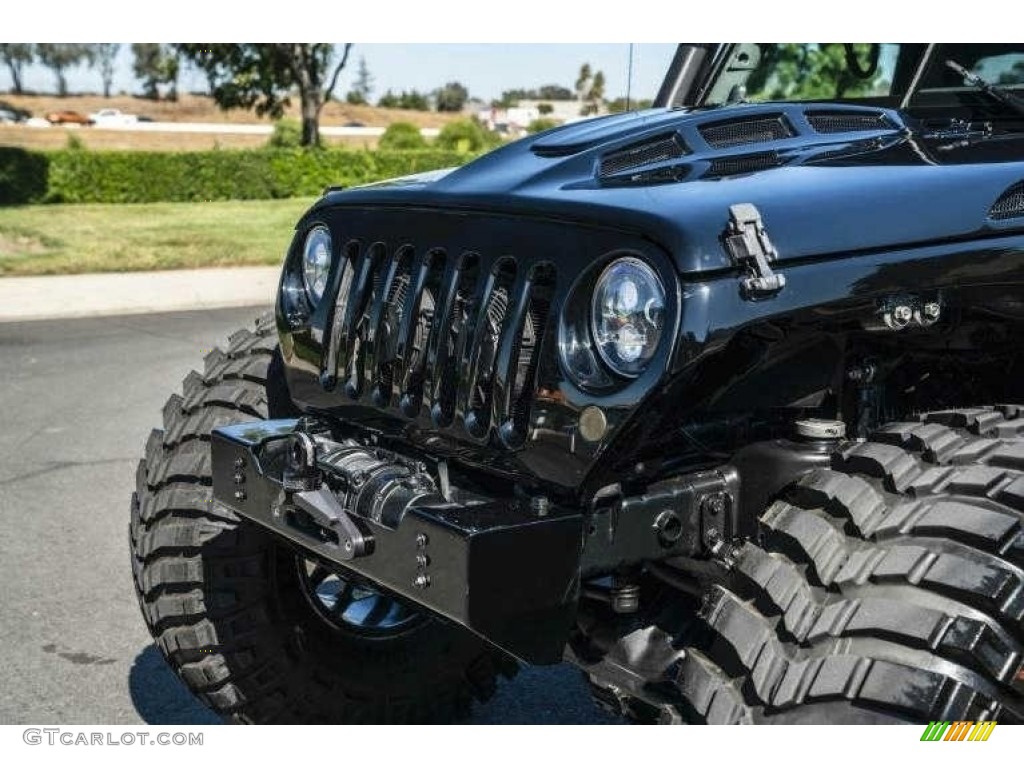 Black 2008 Jeep Wrangler Unlimited Rubicon Rock Jock 4x4 Exterior Photo #144533395