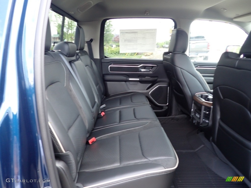 Black Interior 2022 Ram 1500 Laramie Crew Cab 4x4 Photo #144534220