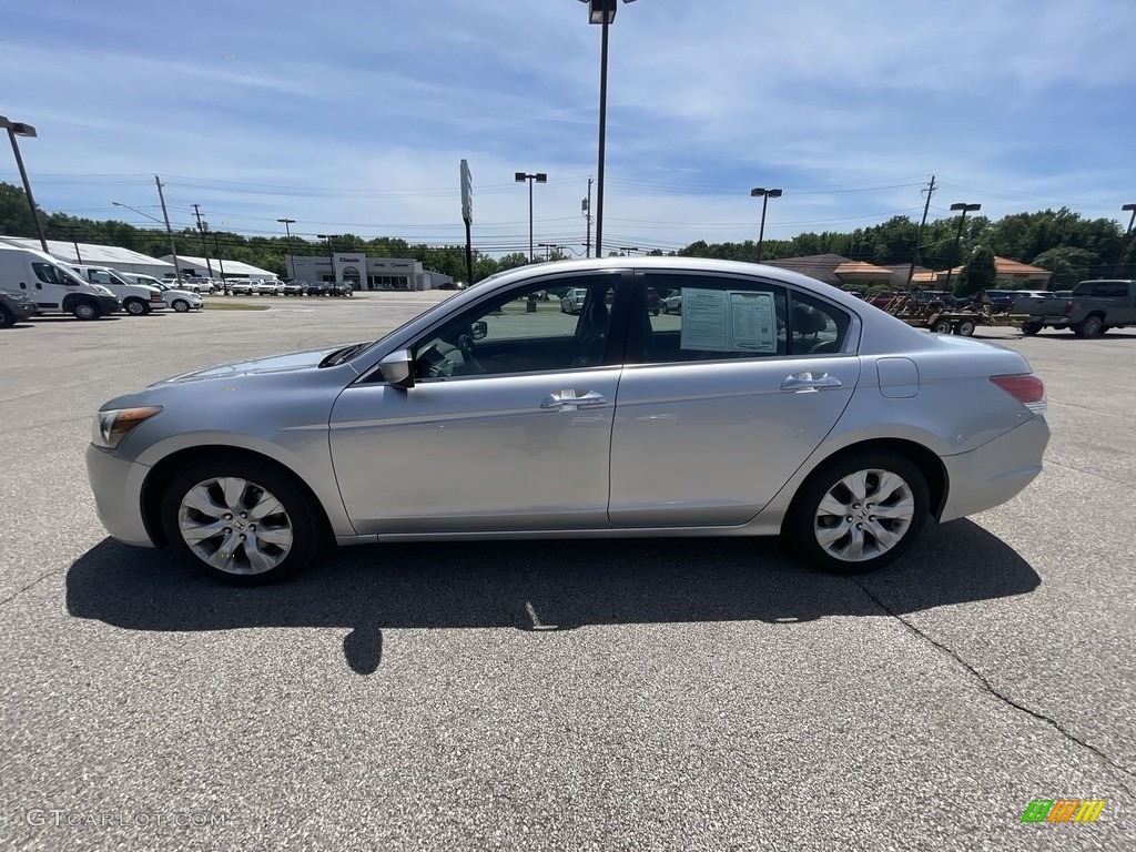 2010 Accord EX-L V6 Sedan - Alabaster Silver Metallic / Black photo #2