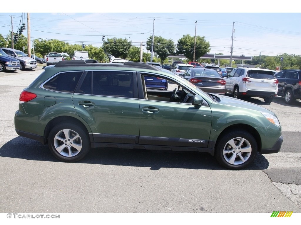 2014 Outback 2.5i Limited - Cypress Green Pearl / Ivory photo #4