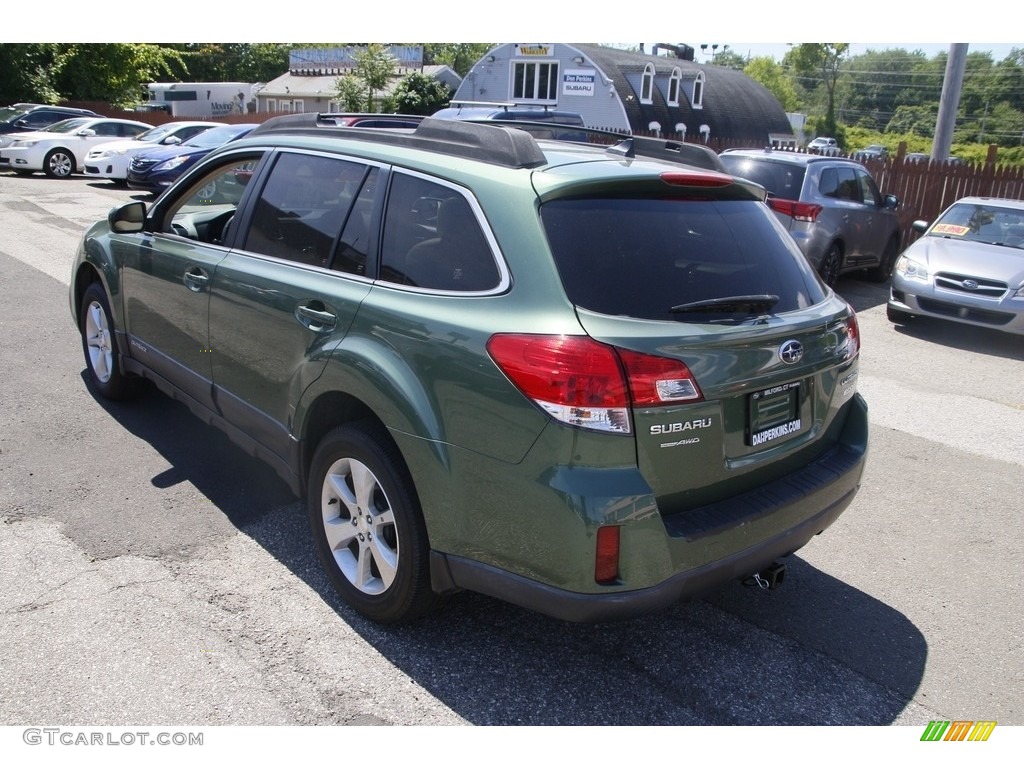 2014 Outback 2.5i Limited - Cypress Green Pearl / Ivory photo #7