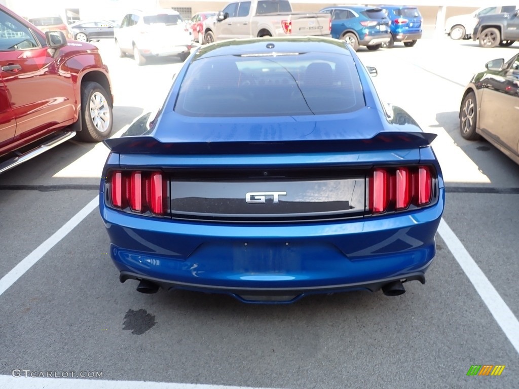 2017 Mustang GT Coupe - Lightning Blue / Ebony photo #4