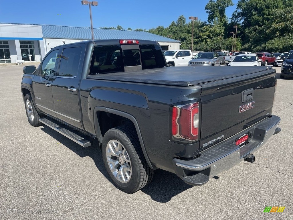 2018 Sierra 1500 SLT Crew Cab 4WD - Dark Slate Metallic / Dark Ash/Jet Black photo #2