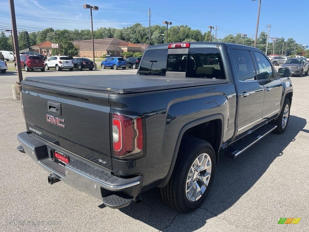 2018 Sierra 1500 SLT Crew Cab 4WD - Dark Slate Metallic / Dark Ash/Jet Black photo #3