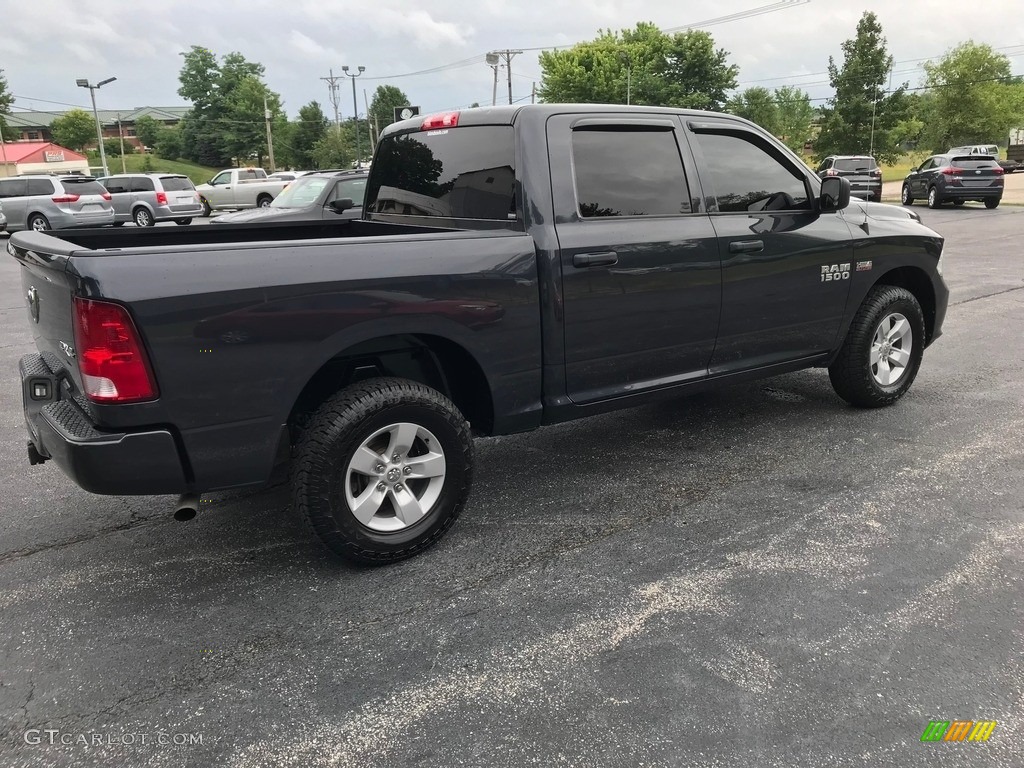 2018 1500 Express Crew Cab 4x4 - Granite Crystal Metallic / Black/Diesel Gray photo #6