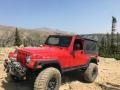 2006 Flame Red Jeep Wrangler Unlimited Rubicon 4x4  photo #1