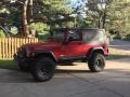 2006 Flame Red Jeep Wrangler Unlimited Rubicon 4x4  photo #4