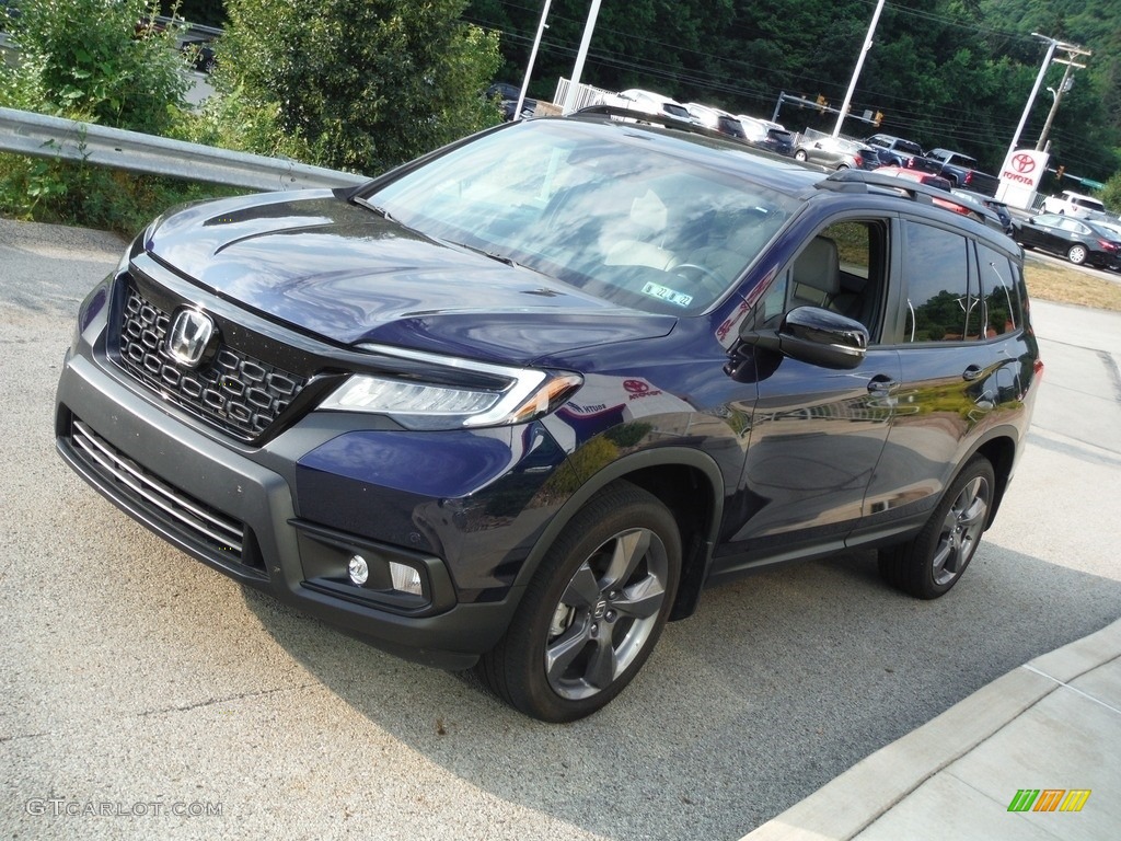 2019 Passport Touring AWD - Obsidian Blue Pearl / Gray photo #14