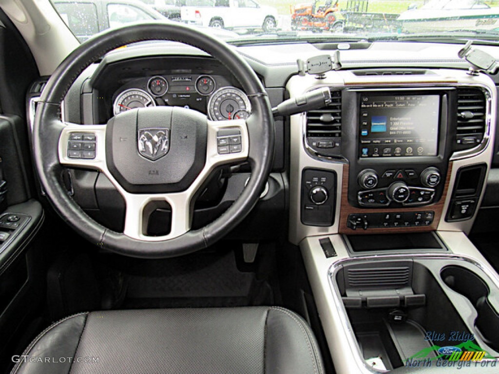 2016 Ram 2500 Laramie Crew Cab 4x4 Black Dashboard Photo #144537826