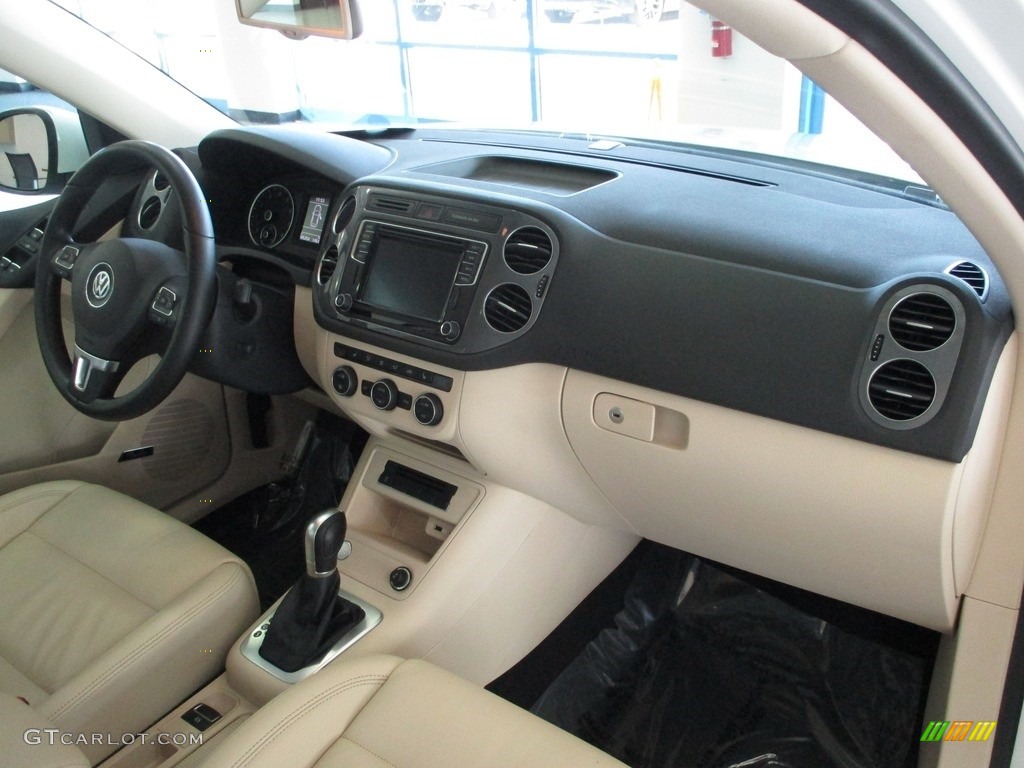 2016 Volkswagen Tiguan SEL 4MOTION Charcoal Dashboard Photo #144538426