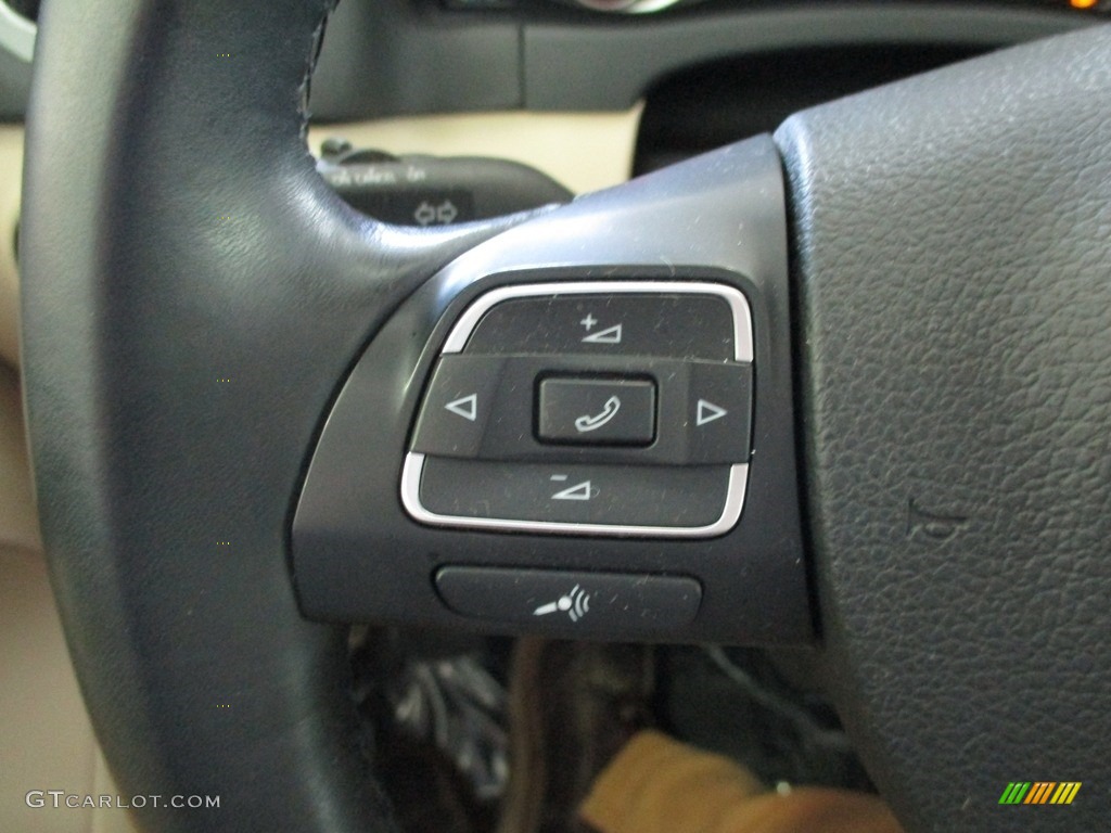 2016 Volkswagen Tiguan SEL 4MOTION Charcoal Steering Wheel Photo #144538471