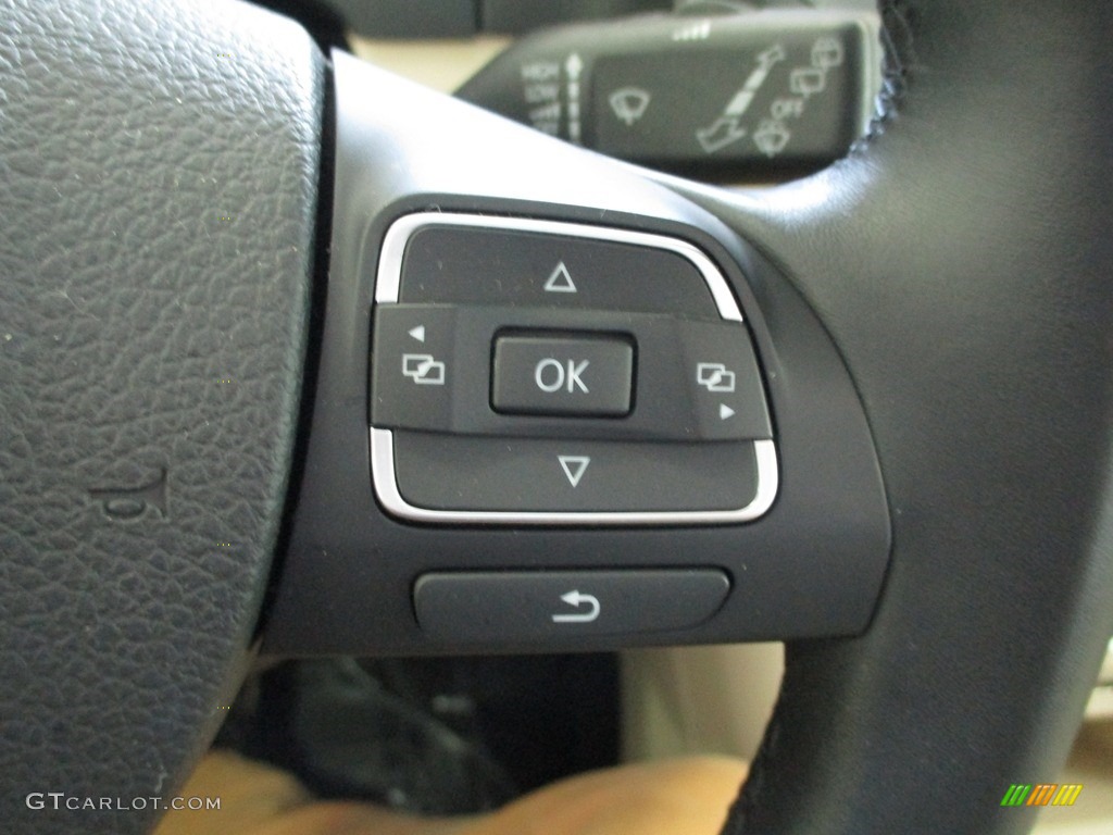 2016 Volkswagen Tiguan SEL 4MOTION Charcoal Steering Wheel Photo #144538474