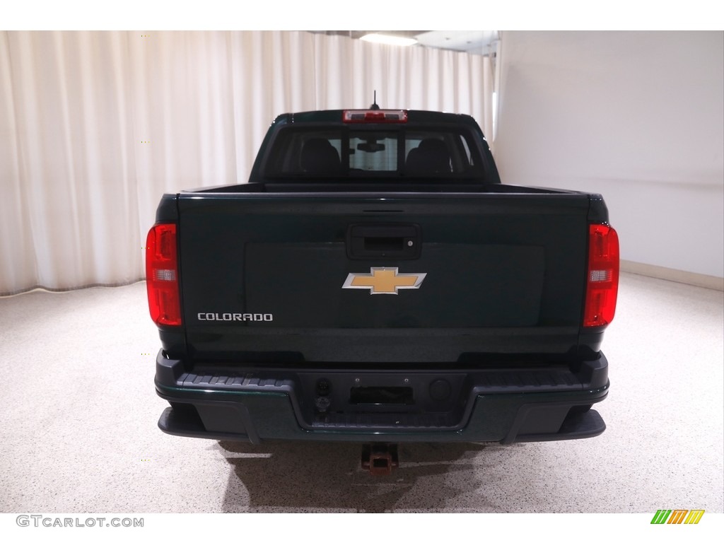 2016 Colorado Z71 Crew Cab 4x4 - Rainforest Green Metallic / Jet Black photo #19