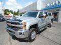 2019 Silver Ice Metallic Chevrolet Silverado 2500HD LTZ Crew Cab 4WD  photo #2