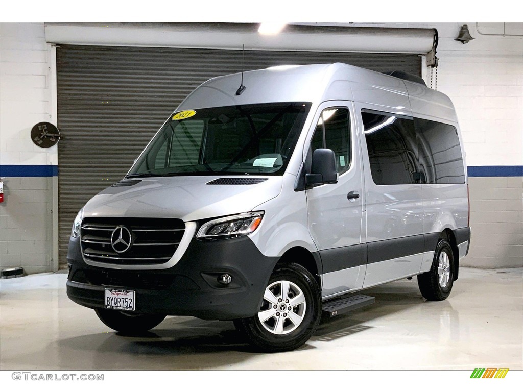 Iridium Silver Metallic 2021 Mercedes-Benz Sprinter 1500 Passenger Van Exterior Photo #144539930