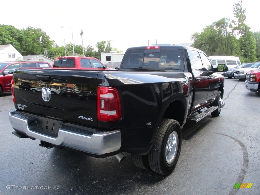 2021 3500 Big Horn Crew Cab 4x4 - Black / Light Mountain Brown/Black photo #8