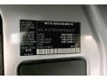775: Iridium Silver Metallic 2021 Mercedes-Benz Sprinter 1500 Passenger Van Color Code