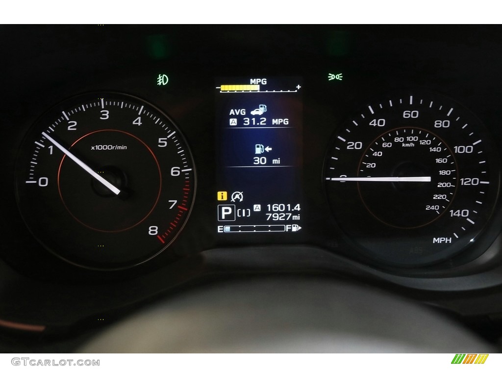 2021 Crosstrek Premium - Horizon Blue Pearl / Black photo #8