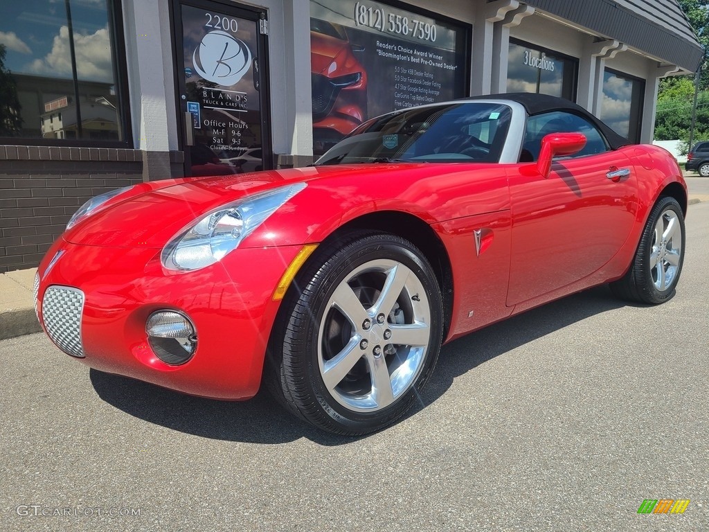 Aggressive Red Pontiac Solstice