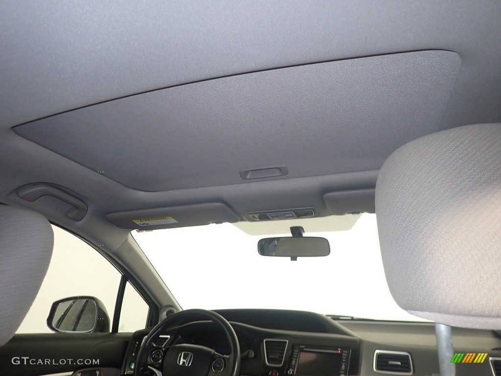 2013 Civic EX Sedan - Urban Titanium Metallic / Gray photo #2