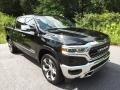 Diamond Black Crystal Pearl 2022 Ram 1500 Limited Crew Cab 4x4 Exterior