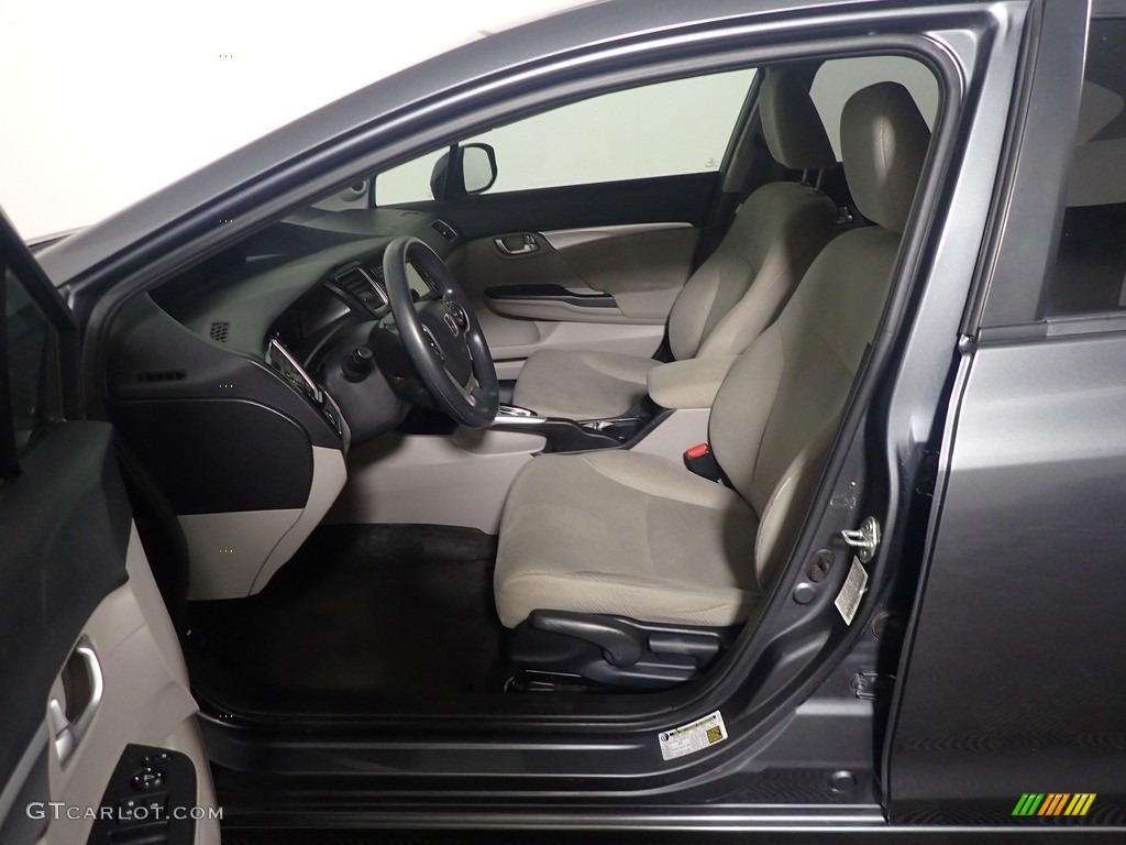 2013 Civic EX Sedan - Urban Titanium Metallic / Gray photo #24