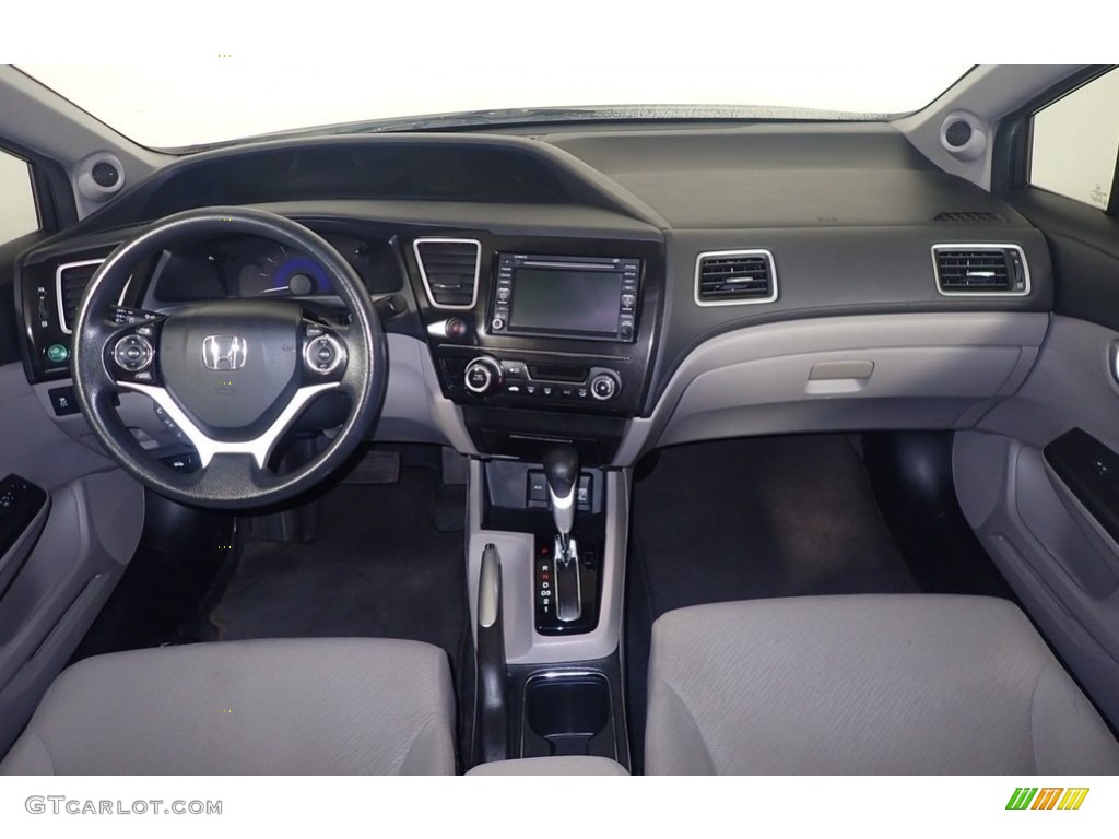 2013 Civic EX Sedan - Urban Titanium Metallic / Gray photo #26