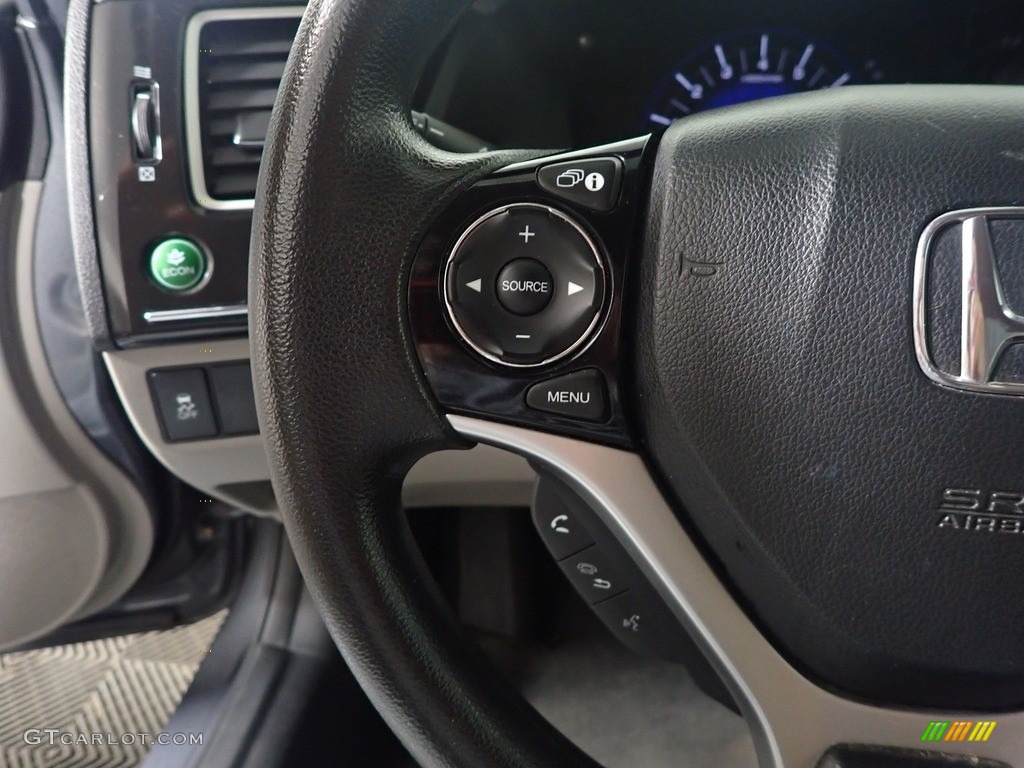 2013 Civic EX Sedan - Urban Titanium Metallic / Gray photo #31