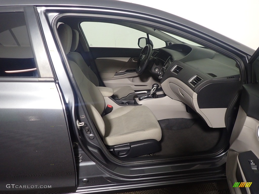 2013 Civic EX Sedan - Urban Titanium Metallic / Gray photo #41