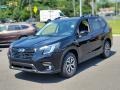 2022 Crystal Black Silica Subaru Forester Premium  photo #1