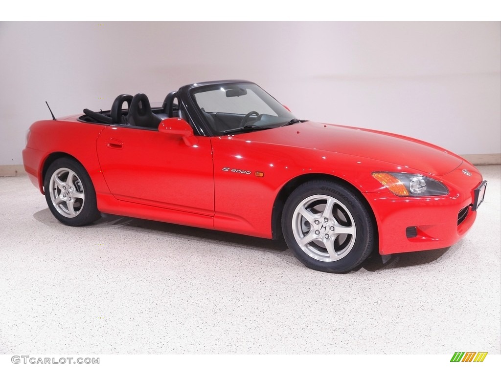 2002 S2000 Roadster - New Formula Red / Black photo #1