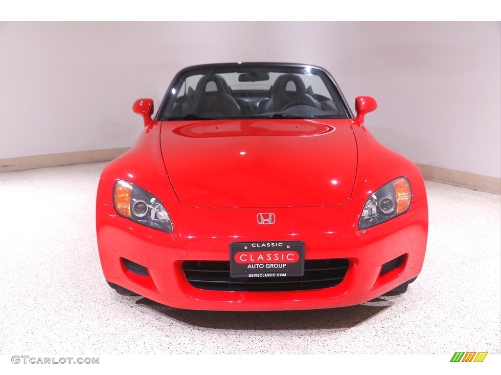 2002 S2000 Roadster - New Formula Red / Black photo #3