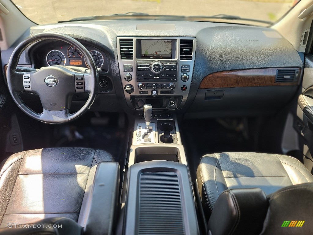 2010 Armada Platinum 4WD - Tuscan Sun Red Pearl / Charcoal photo #29