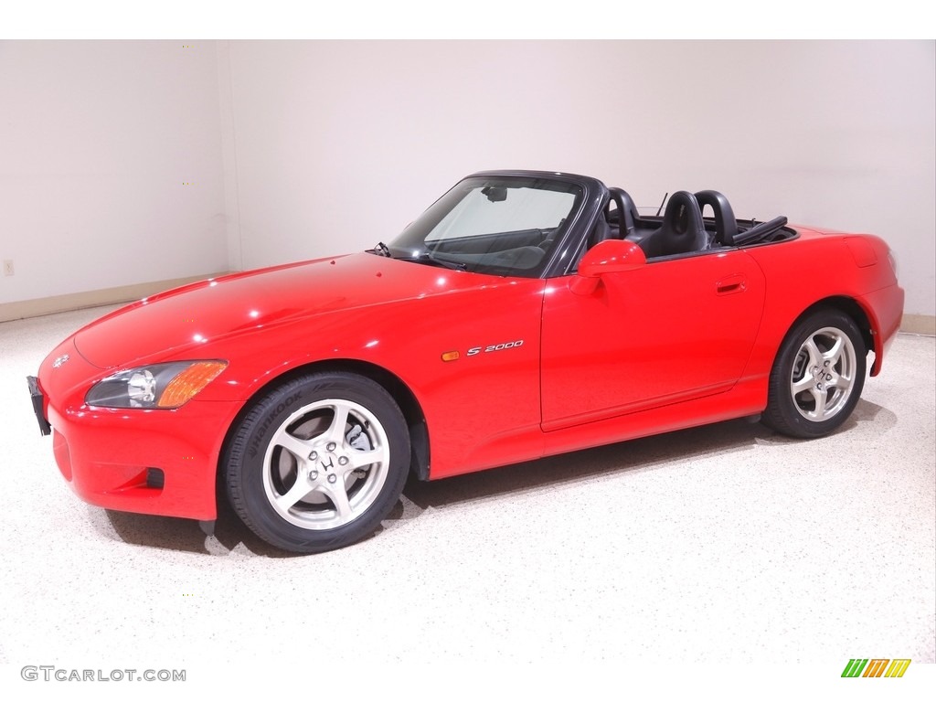 2002 S2000 Roadster - New Formula Red / Black photo #4
