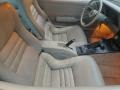 1982 Chevrolet Corvette Silver Gray Interior Front Seat Photo