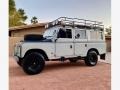 White 1972 Land Rover Series III 4 Door Exterior