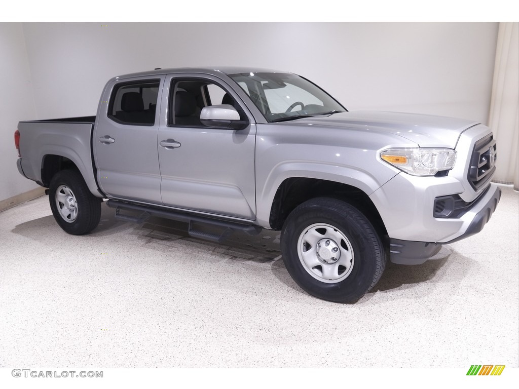 2020 Tacoma SR Double Cab 4x4 - Silver Sky Metallic / Cement photo #1