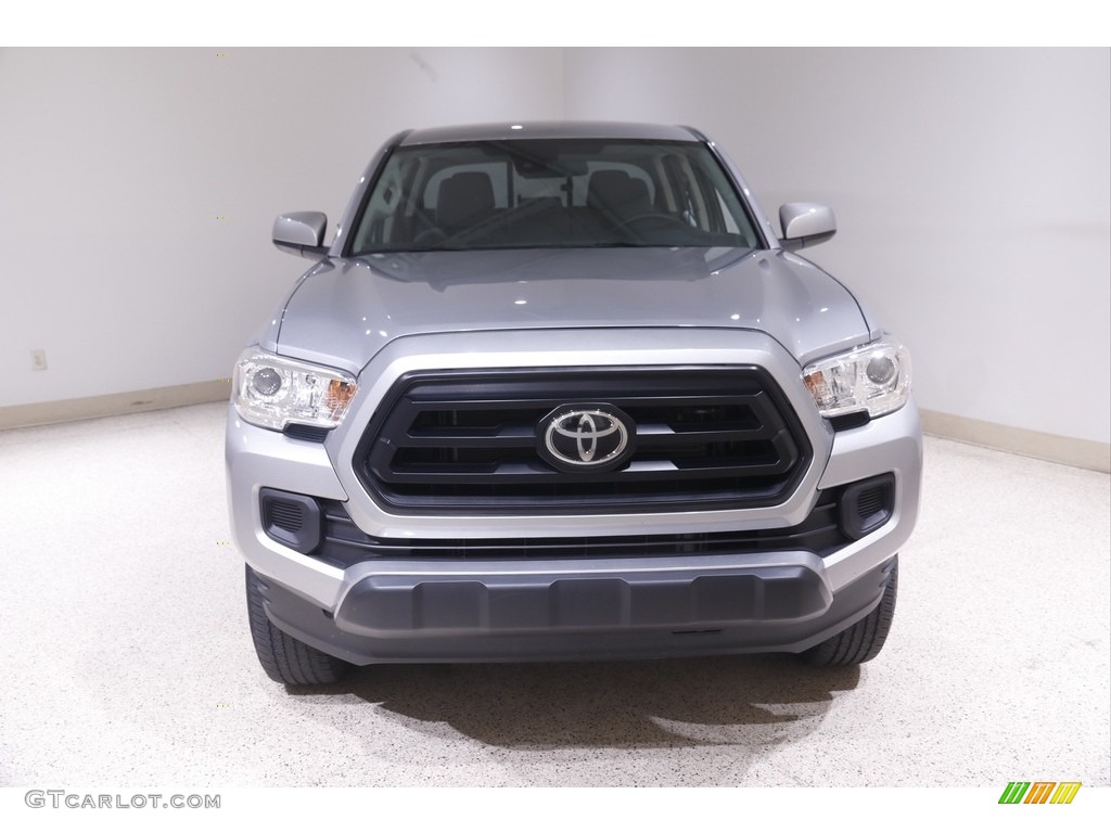 2020 Tacoma SR Double Cab 4x4 - Silver Sky Metallic / Cement photo #2