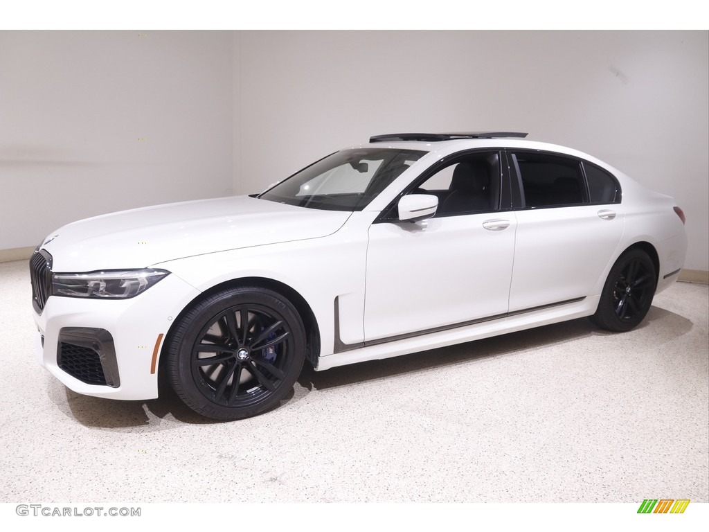 2021 7 Series 750i xDrive Sedan - Alpine White / Black photo #3