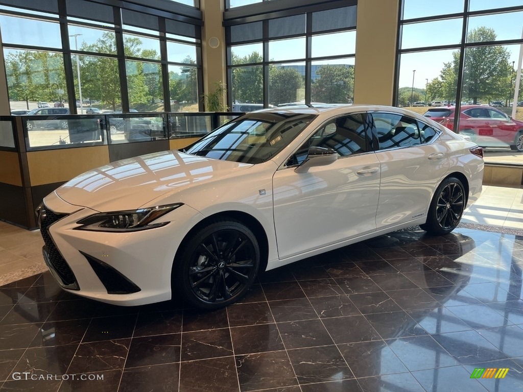 Ultra White 2022 Lexus ES 300h F Sport Exterior Photo #144547255