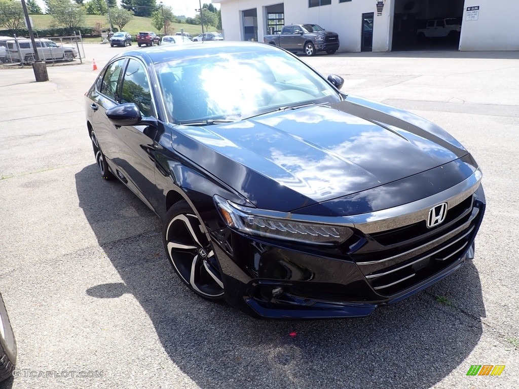 2021 Accord Sport - Crystal Black Pearl / Black photo #3
