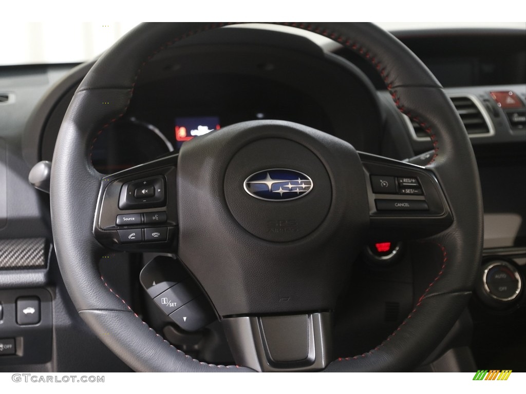 2021 Subaru WRX Premium Carbon Black Steering Wheel Photo #144548229