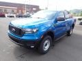 Velocity Blue Metallic - Ranger XL SuperCab 4x4 Photo No. 4