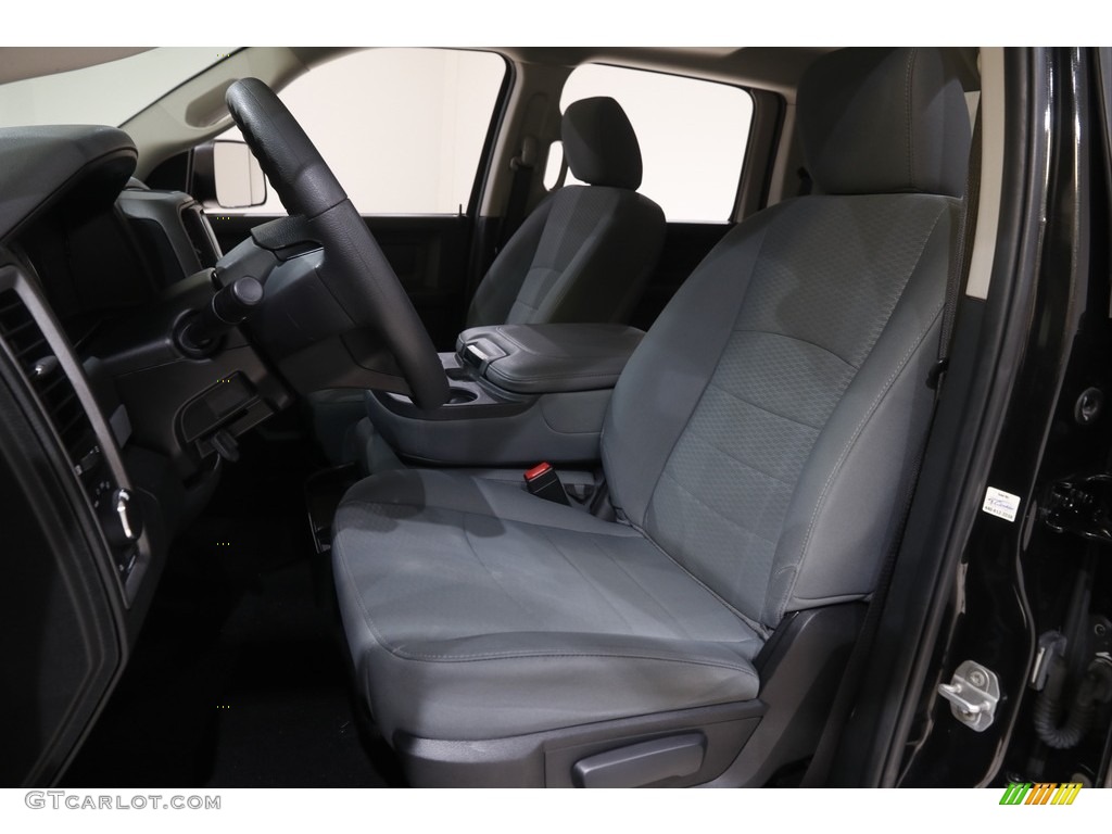2018 1500 Tradesman Crew Cab 4x4 - Brilliant Black Crystal Pearl / Black/Diesel Gray photo #5