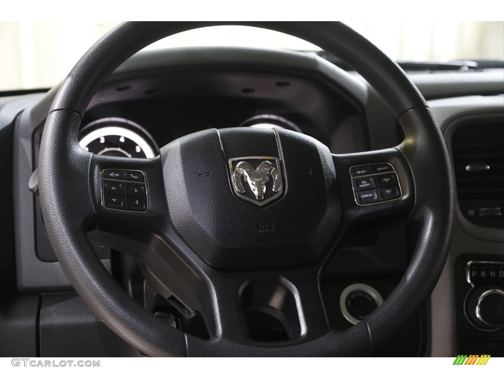 2018 1500 Tradesman Crew Cab 4x4 - Brilliant Black Crystal Pearl / Black/Diesel Gray photo #7