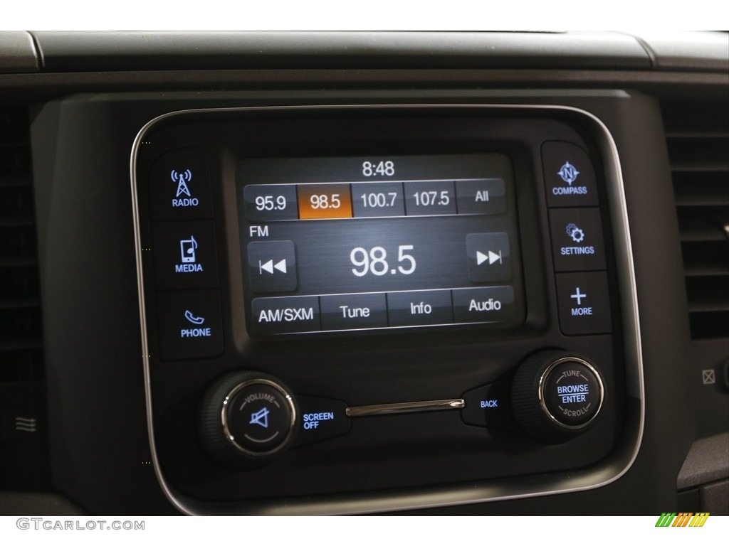 2018 1500 Tradesman Crew Cab 4x4 - Brilliant Black Crystal Pearl / Black/Diesel Gray photo #10